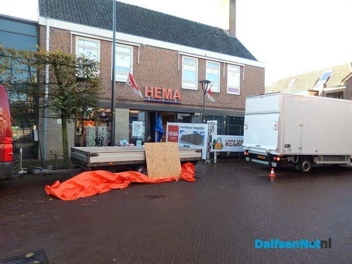 Ja echt een nieuwe Hema, bijna! - Foto: Willy