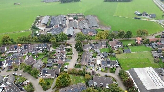 Oudleusen van boven oktober 2025.