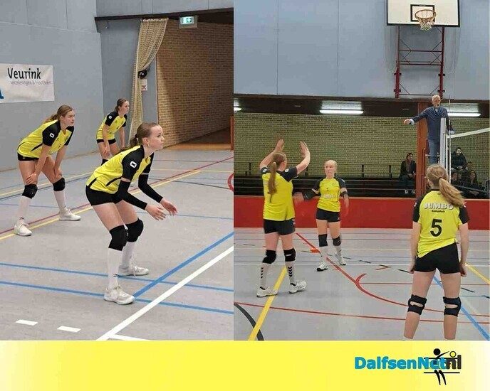 Dalvo meisjes B1 speelt hun vierde wedstrijd tegen Ommen - Foto: Ingezonden foto