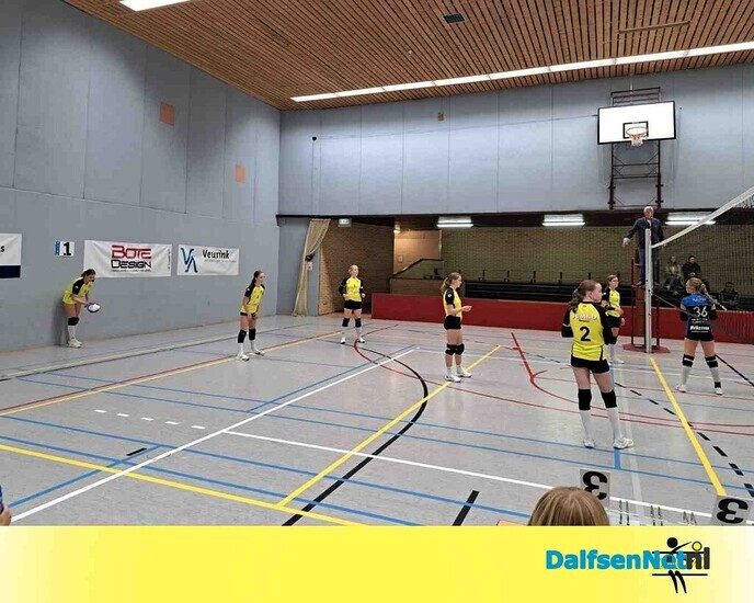 Dalvo meisjes B1 speelt hun vierde wedstrijd tegen Ommen - Foto: Ingezonden foto