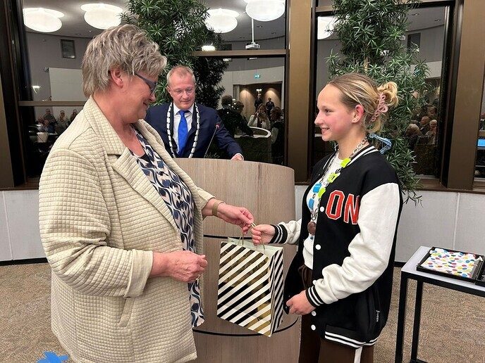 Kinderburgemeester geïnstalleerd - Foto: Gemeente Dalfsen