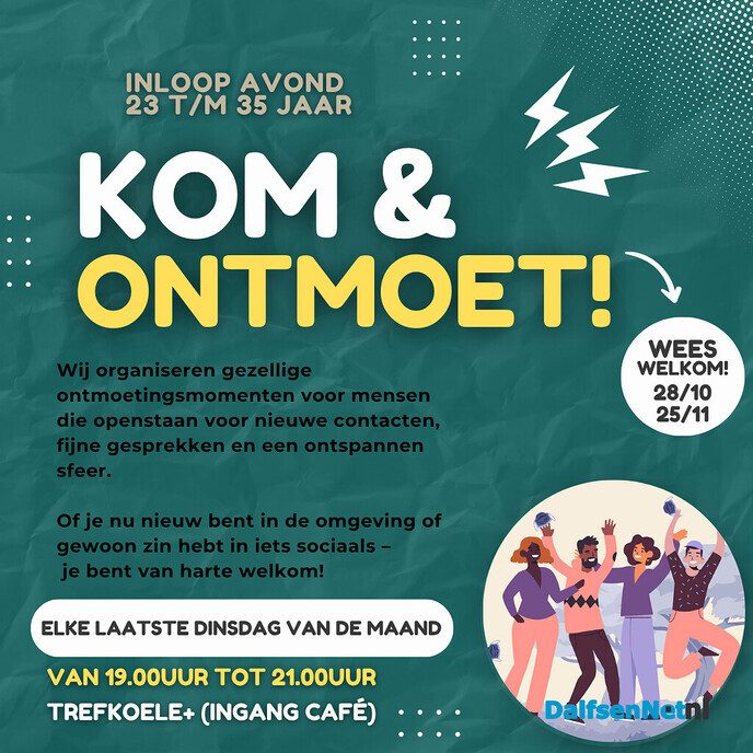 Kom en Ontmoet - Foto: Ingezonden foto