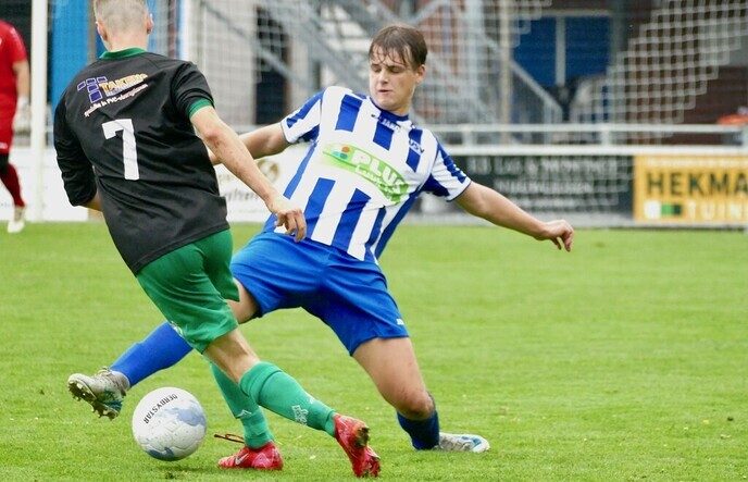 Ondanks ruime nederlaag perspectief voor USV - Foto: Ingezonden foto