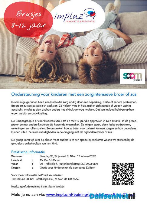 Start Brusjesgroep in januari - Foto: Ingezonden foto
