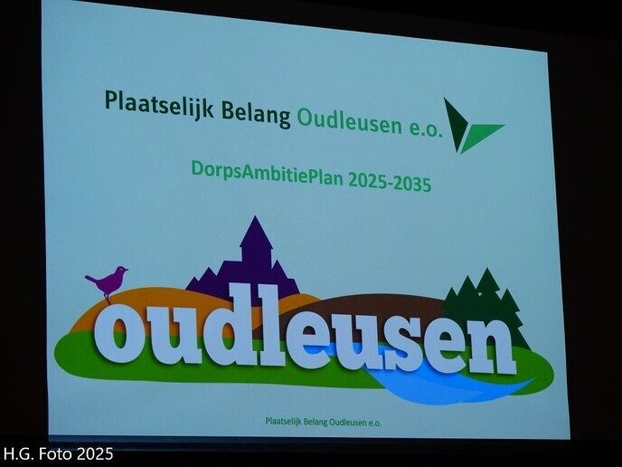 Geslaagde presentatie dorpsambitieplan Oudleusen e.o.
