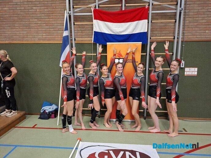 Turnsters plaatsen zich voor het NK - Foto: Ingezonden foto
