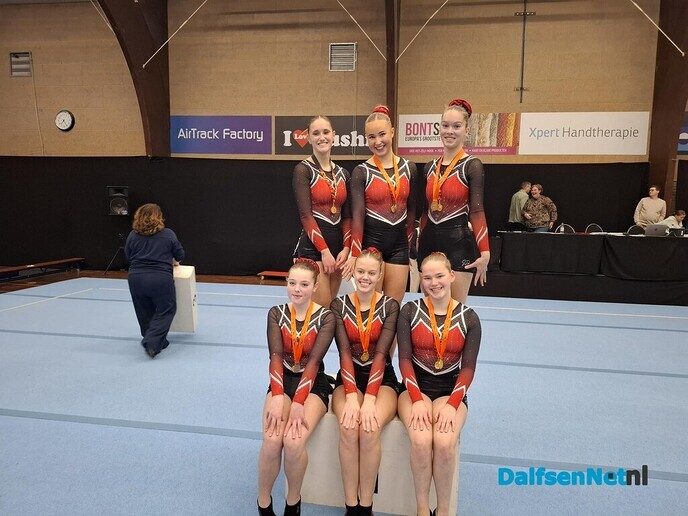 Gouden seizoen start voor gym vereniging Nieuwleusen - Foto: Ingezonden foto