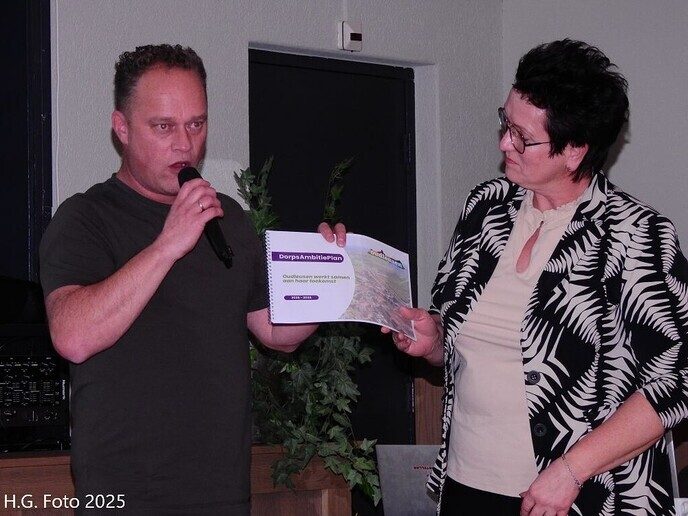 Geslaagde presentatie dorpsambitieplan Oudleusen e.o.