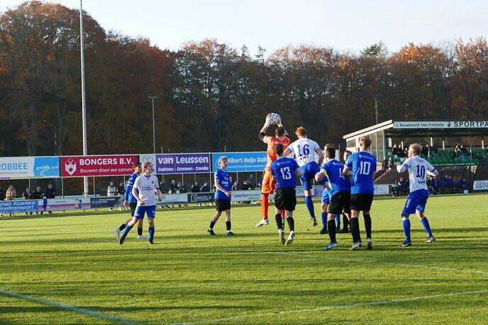 ASC’62 komt net iets te kort tegen Hoogeveen - Foto: Ingezonden foto