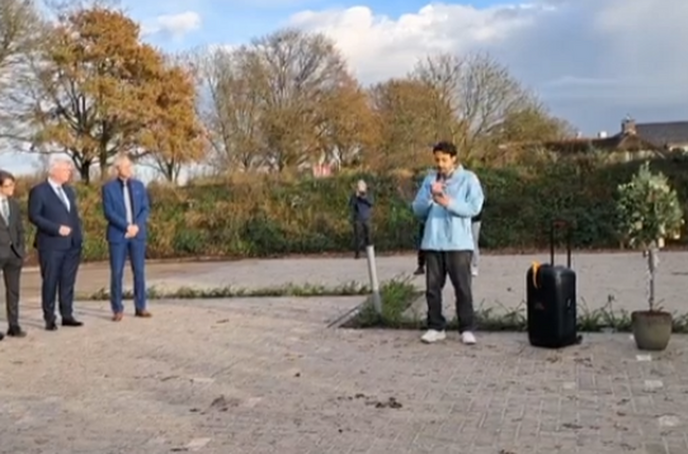 Dankwoord naar de bevolking - Foto: Ingezonden foto