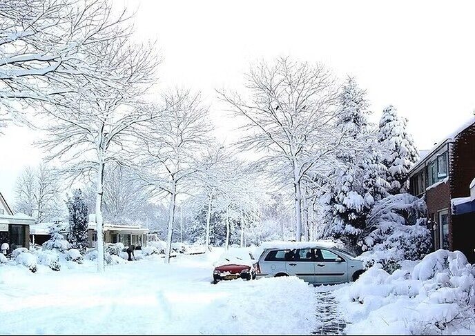 Enorme sneeuw 20 jaar geleden, ook in Dalfsen - Foto: Ingezonden foto