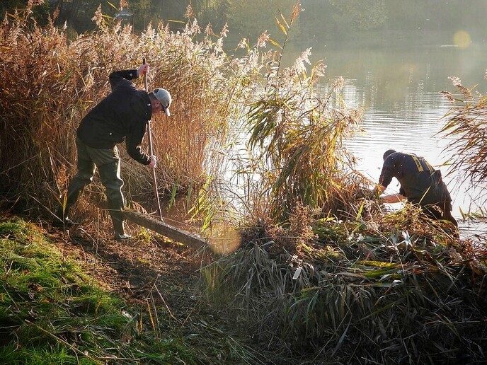 Het blijft een prachtige omgeving, onze eigen Hulsterplas - Foto: Femmie Smink