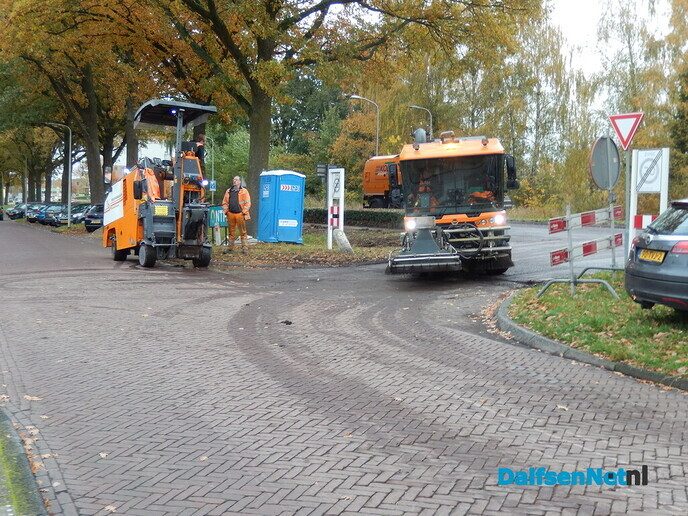 Werk aan de rondweg - Foto: Willy