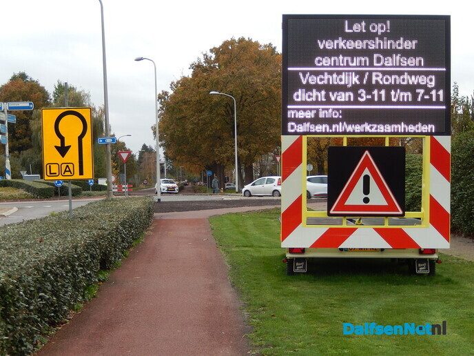 Werk aan de rondweg - Foto: Willy