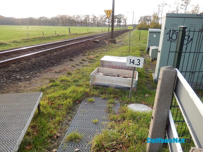 Werk aan het spoor - Foto: Willy