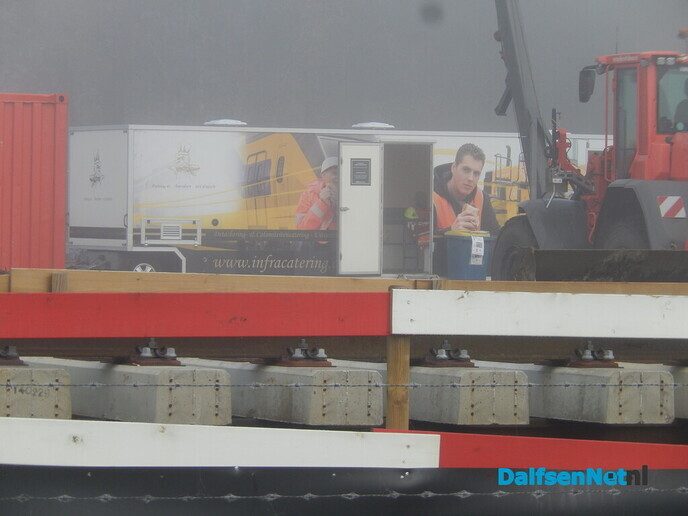 De dag: spectaculaire spoorwerkzaamheden 1 (bij Uitslag) - Foto: Willy