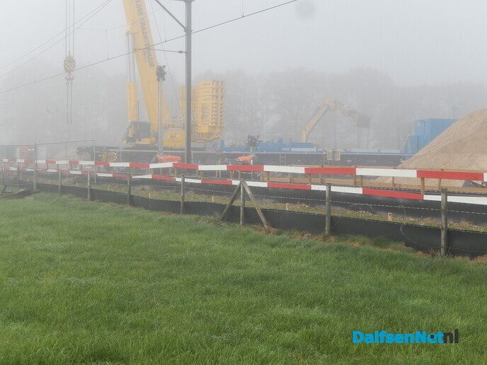 De dag: spectaculaire spoorwerkzaamheden 1 (bij Uitslag) - Foto: Willy