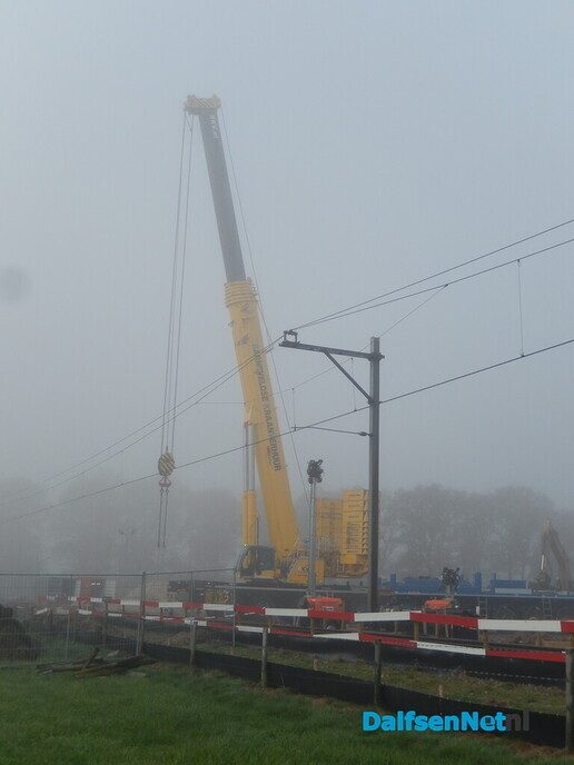De dag: spectaculaire spoorwerkzaamheden 1 (bij Uitslag) - Foto: Willy
