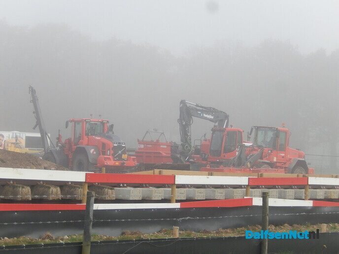 De dag: spectaculaire spoorwerkzaamheden 1 (bij Uitslag) - Foto: Willy