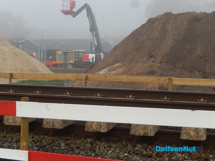 De dag: spectaculaire spoorwerkzaamheden 1 (bij Uitslag) - Foto: Willy
