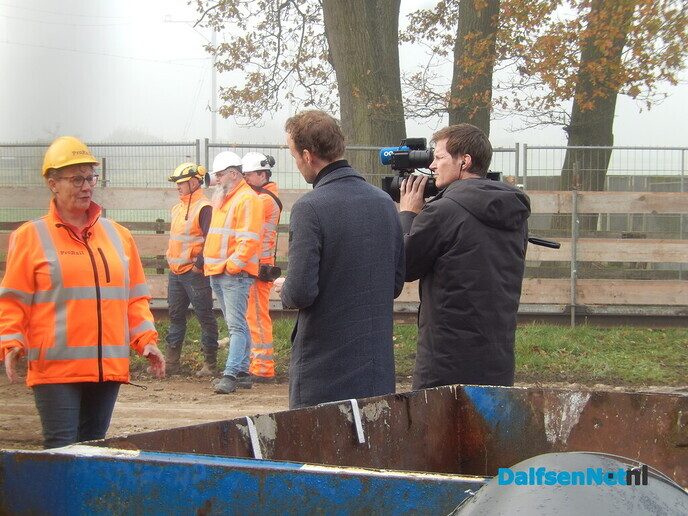 De dag: spectaculaire spoorwerkzaamheden 2 (bij Kempers) - Foto: Willy