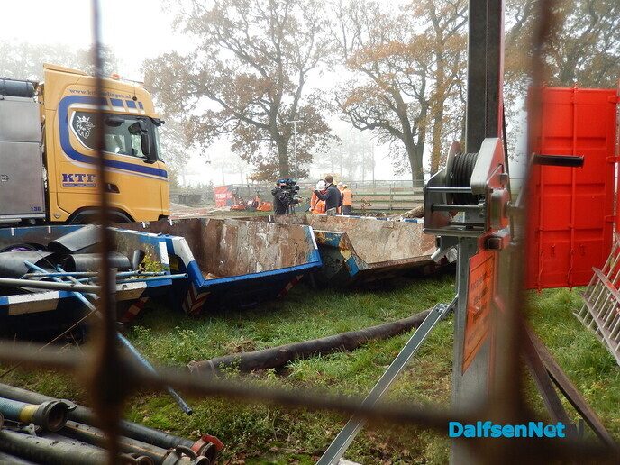 De dag: spectaculaire spoorwerkzaamheden 2 (bij Kempers) - Foto: Willy