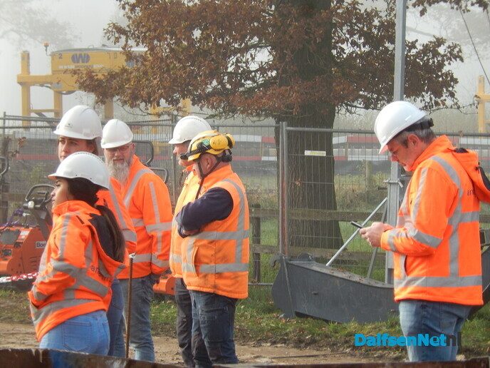 De dag: spectaculaire spoorwerkzaamheden 2 (bij Kempers) - Foto: Willy