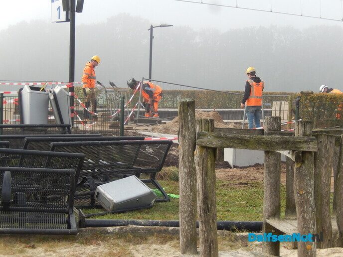 De dag: spectaculaire spoorwerkzaamheden 3 (bij het station) - Foto: Willy