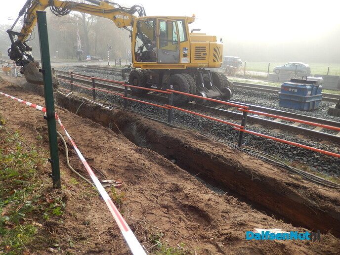 De dag: spectaculaire spoorwerkzaamheden 3 (bij het station) - Foto: Willy