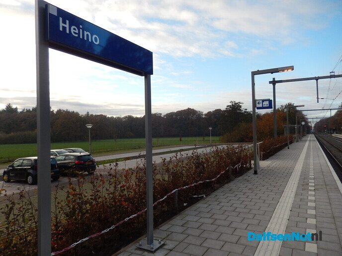 Wat is het station Heino mooi geworden - Foto: Willy