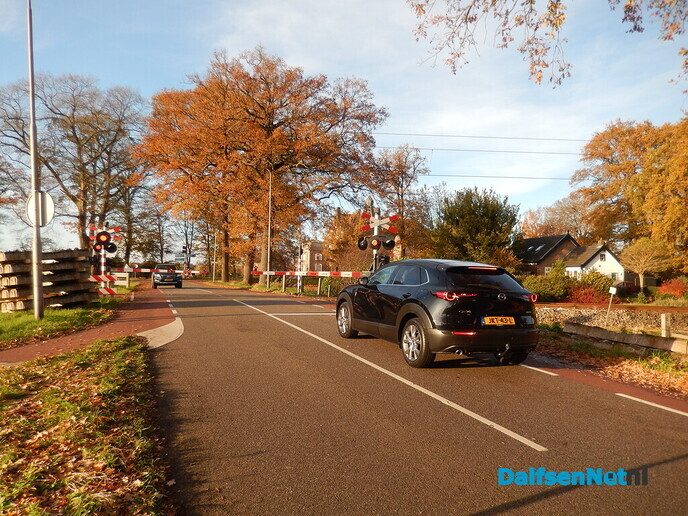 Storing bij spoorwegovergang bij Kasteel Rechteren - Foto: Willy