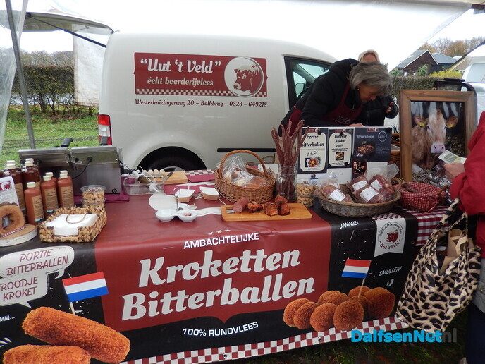 Het was weer een gezellige markt in Vilsteren - Foto: Willy