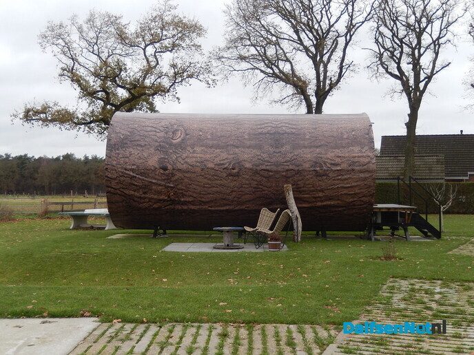 Overnachten in een boomstam? - Foto: Willy