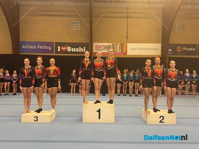 Gouden seizoen start voor gym vereniging Nieuwleusen - Foto: Ingezonden foto