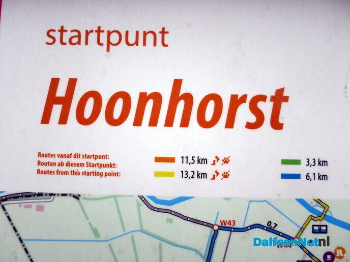 Vandaag een korte route vanaf Hoonhorst - Foto: Wim
