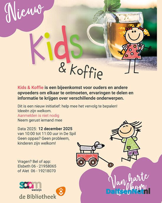 Kids en Koffie - Foto: Ingezonden foto