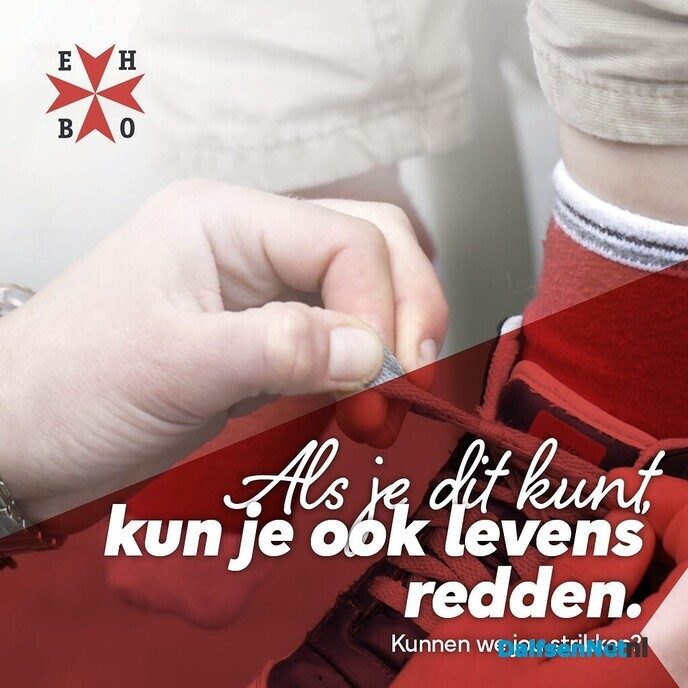 Bedankje namens de EHBO - Foto: Ingezonden foto