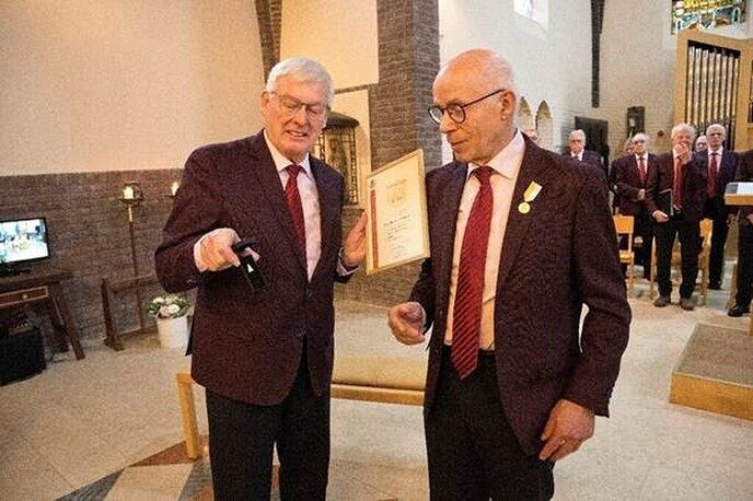 Goud voor 40-jaar koorzang - Foto: Geert Bistervels