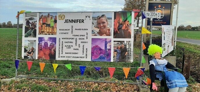 Jennifer is vandaag 50 geworden - Foto: Ingezonden foto
