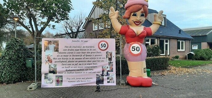 Jennifer is vandaag 50 geworden - Foto: Ingezonden foto