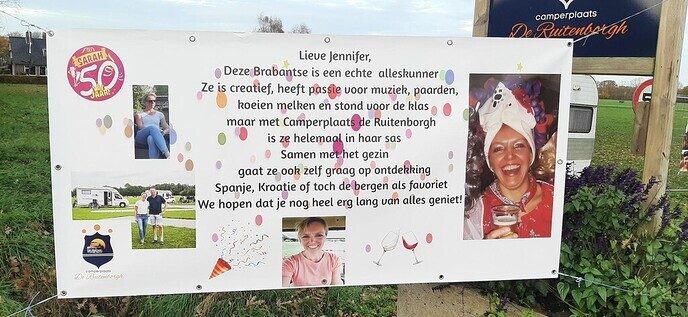 Jennifer is vandaag 50 geworden - Foto: Ingezonden foto