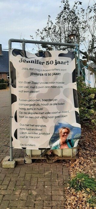 Jennifer is vandaag 50 geworden - Foto: Ingezonden foto