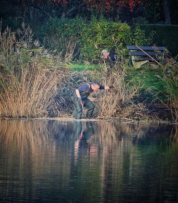 Het blijft een prachtige omgeving, onze eigen Hulsterplas - Foto: Femmie Smink