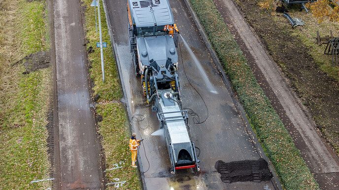 Drone beelden werkzaamheden Rondweg - Foto: Thomas Klomp