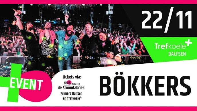 Bökkers op het poppodium Trefkoele+