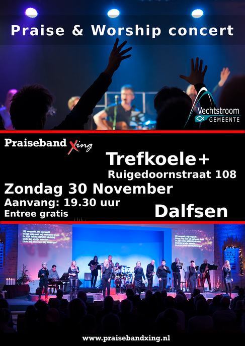 Praise & Worship concert in de Trefkoele+ - Foto: Ingezonden foto