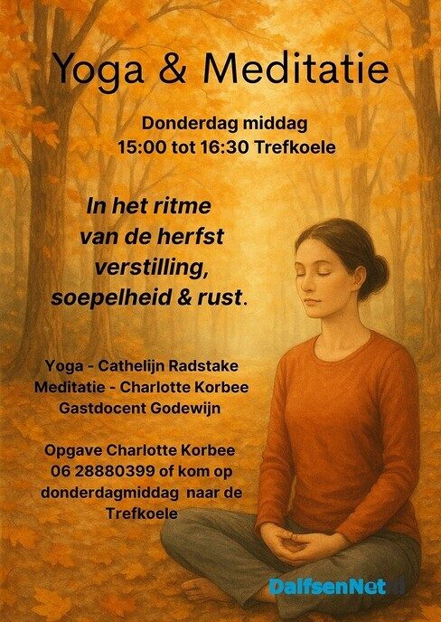 Herfst yoga en meditatie - Foto: Ingezonden foto