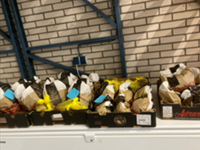 Basisschool de Polhaar zamelde in voor de Voedselbank - Foto: Ingezonden foto