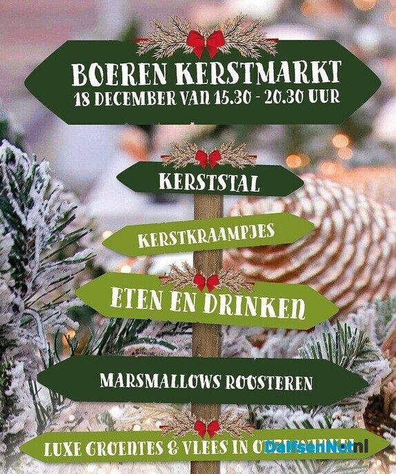 Boeren kerstmarkt bij landjuweel De Hoeven - Foto: Willy