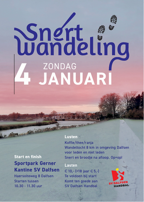 Wandelen en snert: Snertwandeling SV Dalfsen